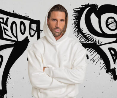 Hoodie weiß Squeqo