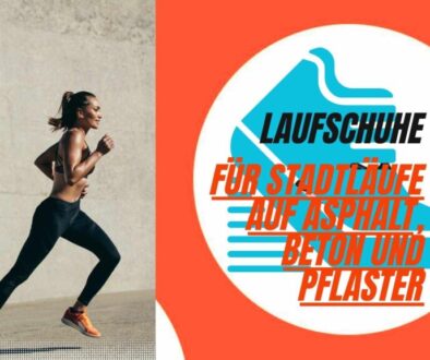Laufschuhe für Stadtläufe auf Asphalt, Beton und Pflaster